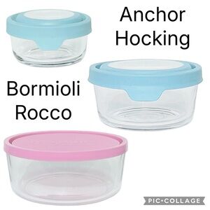 (3) Glass Food Storage Containers